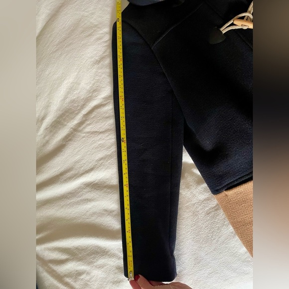 Saint James Navy and Camel Color-block Wool Coat Size EU 42 /CAD 12 NWT - Picture 14 of 16